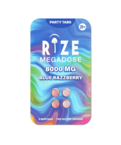 Rize Megadose Party Tabs – Blue Raspberry 8000mg