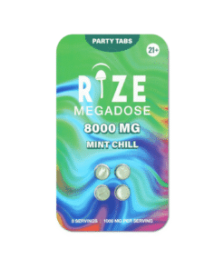 Rize Megadose Party Tabs – Mint Chill 8000mg